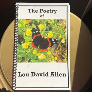 Poetry Book with Butterfly Design